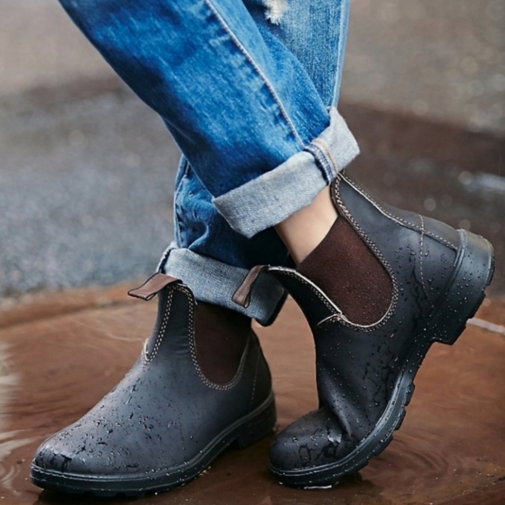 New Blundstone 500 Brown Leather Chelsea Boot